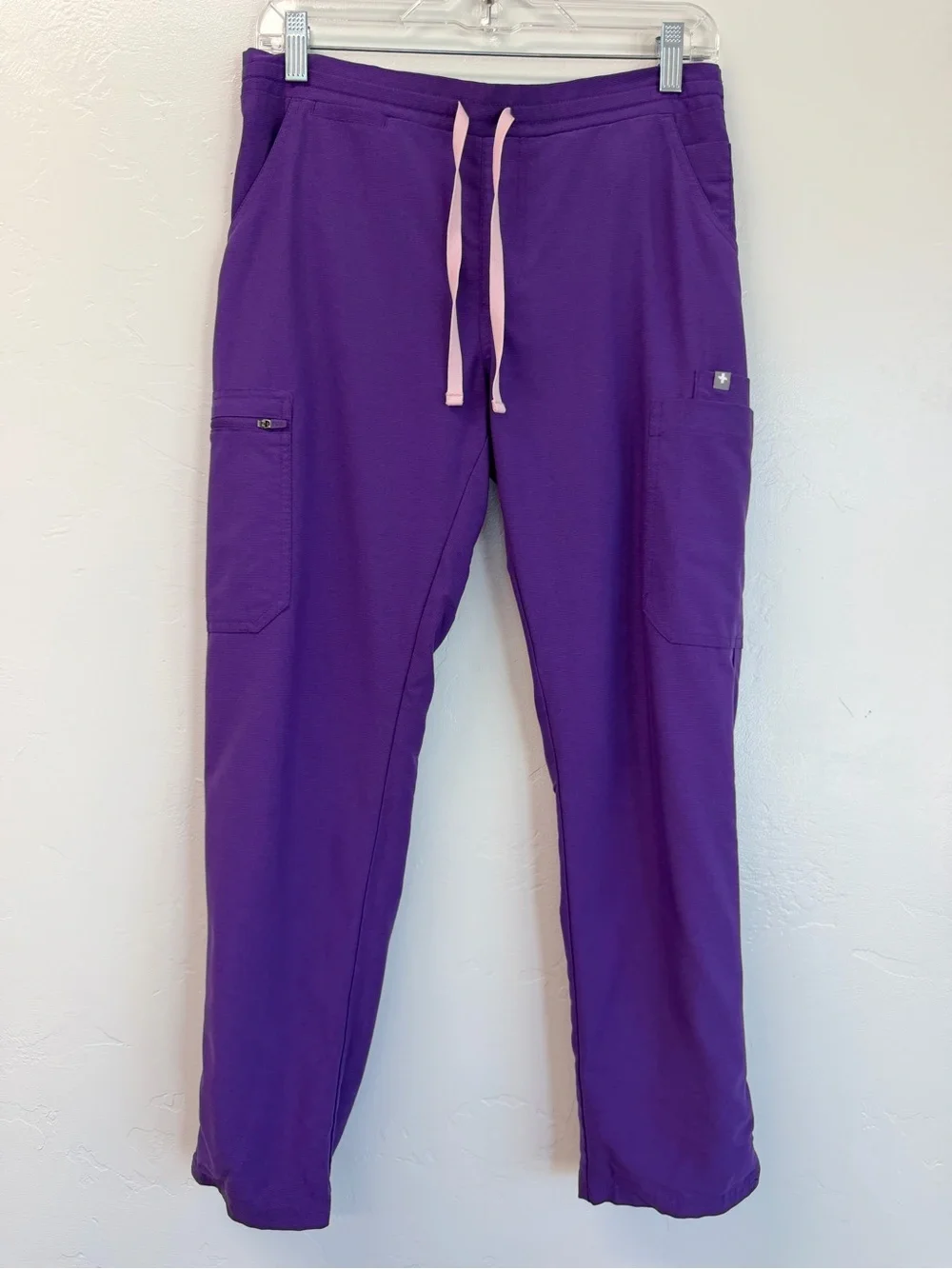 Figs Slim Leg Ultra Violet Purple Yola Scrub Pants Size S/P PO 1651 - Picture 3 of 12